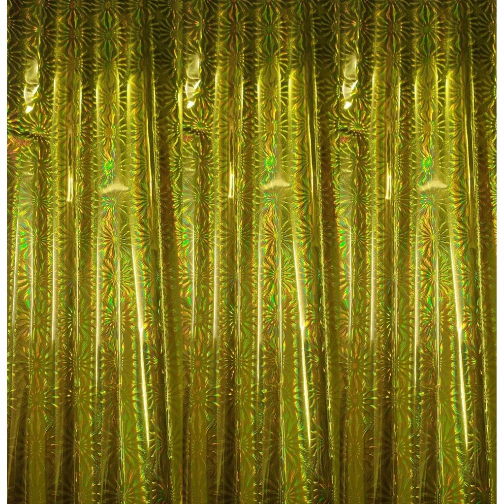 @ Plastic Holographic Gift Paper Wrapping Sheet Yellow Color 20Gm Zr-9022-60%Off