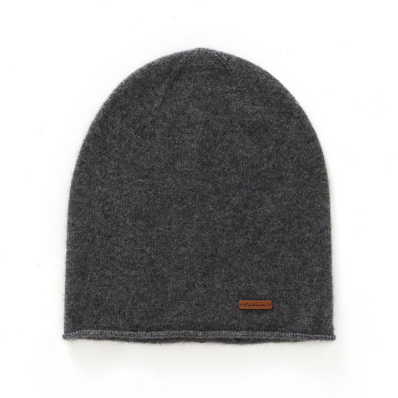 Women's 100% Pure Cashmere Knitted Bucket Hat - Autumn/Winter Warm, Face-Slimming, Thickened Style