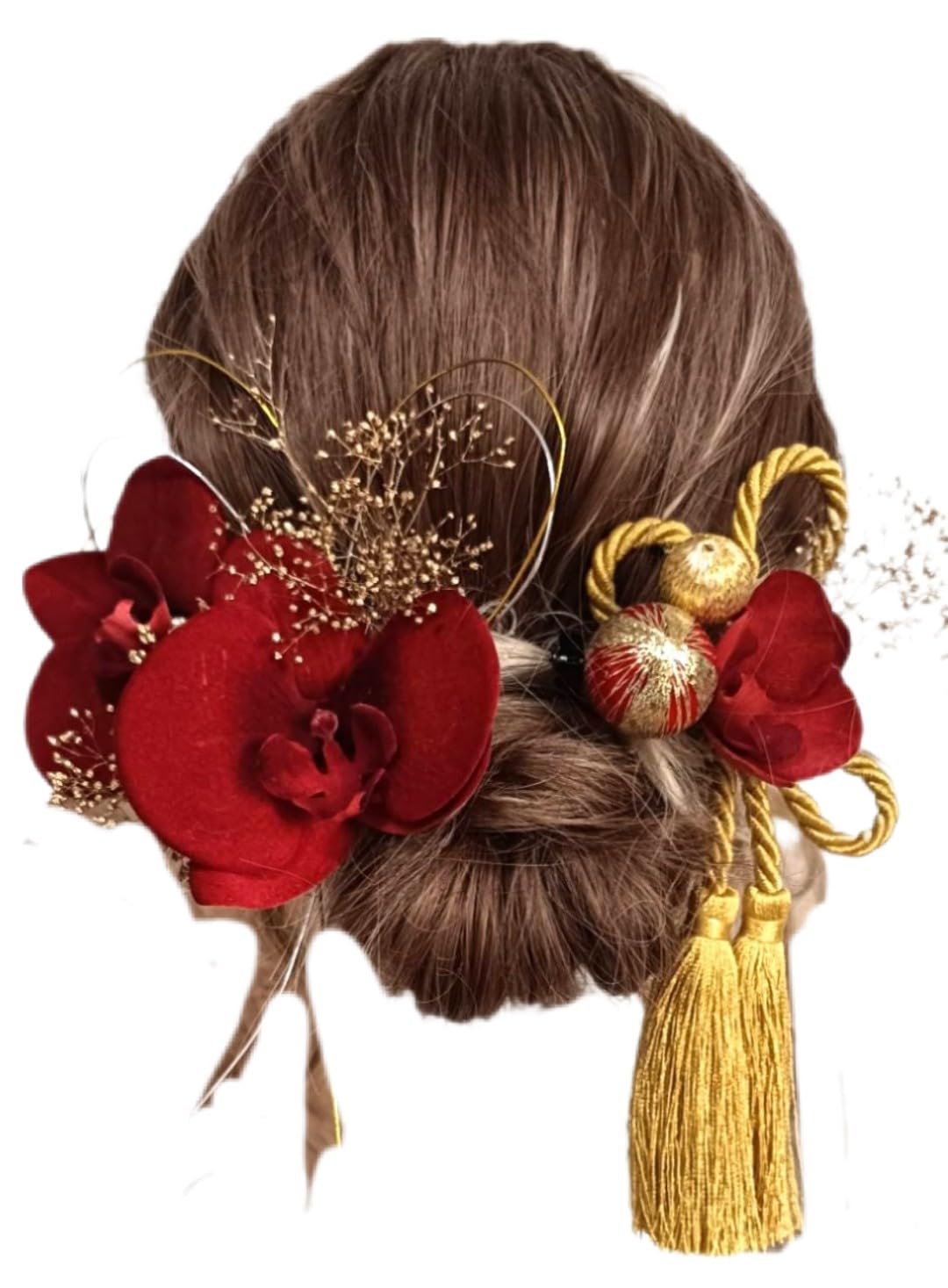 

[11-Piece Set] Hair Ornament for Coming-of-Age Ceremony, Furisode, Graduation Ceremony, Hakama, Wedding, Pre-wedding Photoshoot, Appreciation Party,
