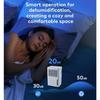 Pasapair Déshumidificateur Portable 12L Pour Des Pièces Jusqu'à 120m³20 M²,3 Modes,Affichage numérique,Capteur d'humidité,Arrêt
