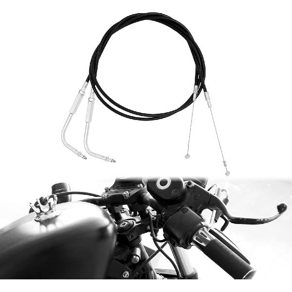 

Throttle Cable Wire Fit for Harley Sportster XL883 XL1200 Sportster 1200 883 Custom Sport Nightster Roadster Dyna Softail Fat Boy Heritage Road King 100cm