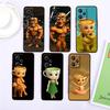 Tung Tung Tung Sahur Pattern For Xiaomi Redmi Note 15 14 13 12 12S 11E 11 11S Pro Plus 4G 5G Black Soft TPU Phone Case