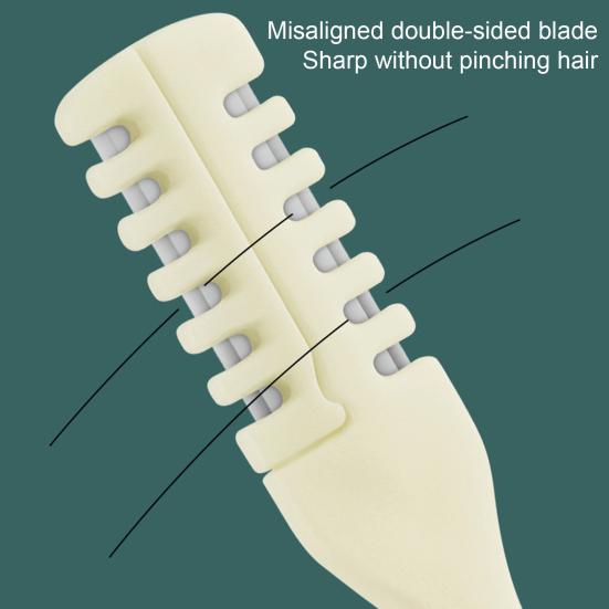 3/5Pcs Double-Head Nose Hair Trimmer Sharp Blade 360 Degree Rotating Nasal Hair Cutter Remover Men Women Manual Nose Hair Trimming Tools
