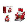 Children's Small  Street View Building , City Building Models Compatible With Puzzle Assembly, Boys' And Girls' Toys