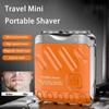 Magnetic Portable Rotary Razor Double Head Face Hair Remover Tool Compact Beard Trimmer  Husband