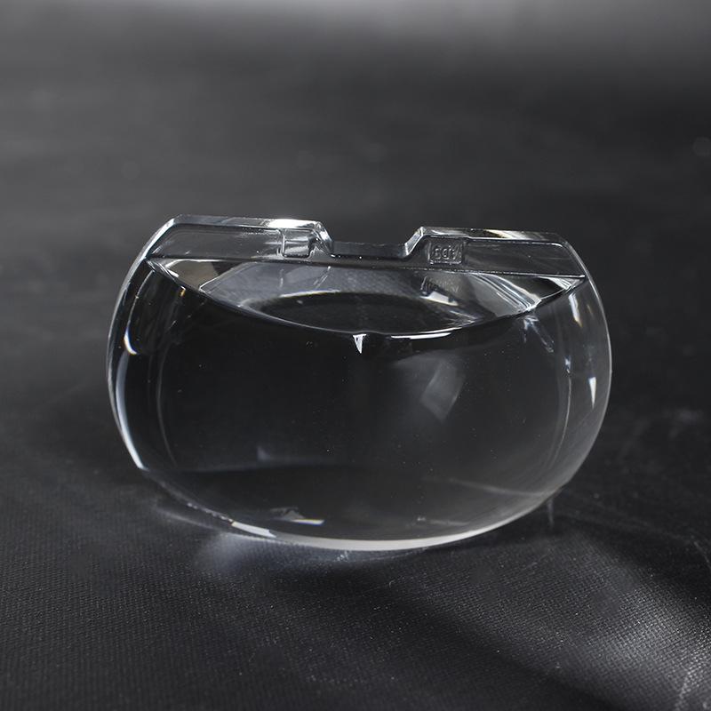 High Transmittance LED Car Headlight Convex Glass Lens Lampshade