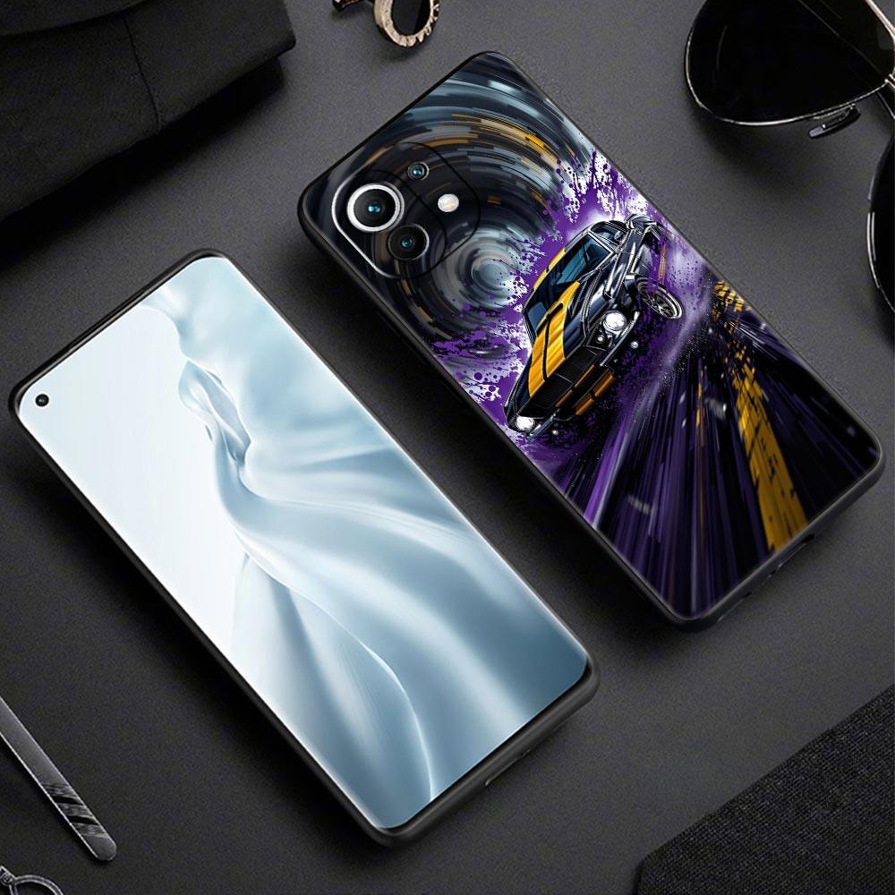 Sports Car Drift Phone Case Cover for Xiaomi Mi 17 Pro Max 15 14 13 12 11 Ultra 15T 14T 13T 12T 11T Pro Lite Soft TPU Shell Bags
