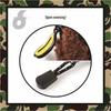 Trendige Camouflage Umhängetasche & Cartoon-Münzbörsen-Set für Männer und Frauen