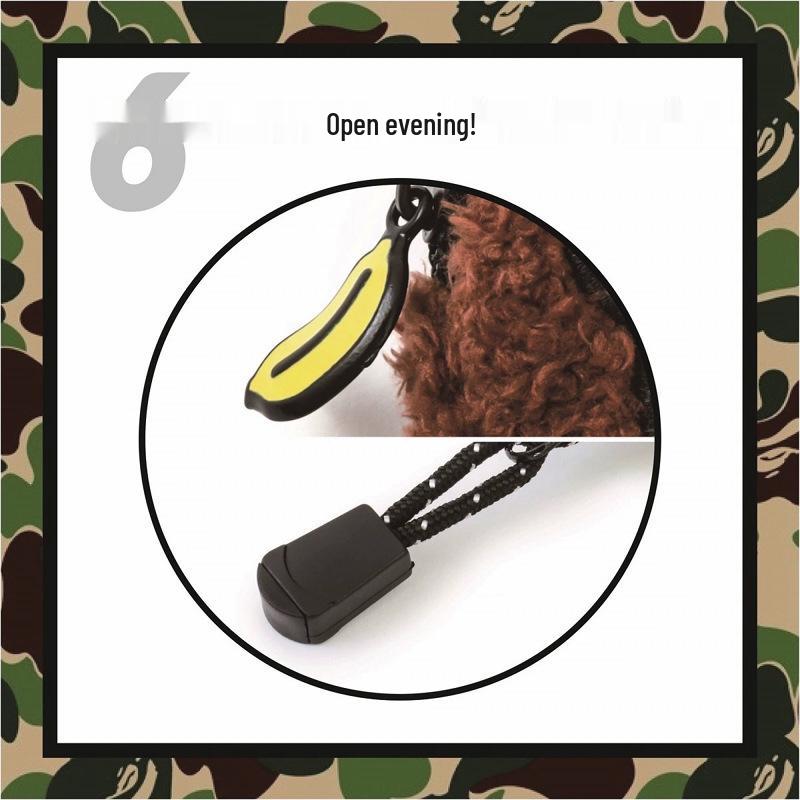 Trendige Camouflage Umhängetasche & Cartoon-Münzbörsen-Set für Männer und Frauen
