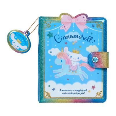 Sanrio (SANRIO) Exciting Sticker & Sticker Notebook Cinnamoroll Storage Charm Included Sticker Mount Sticker Peelable Case with Slider Letter Style