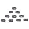 10Pcs LNMU03 LNMU0303ZER-MJ AH725 CNC Carbide Milling Cutter Insert For EXN03R Suitable For Semi-finishing And Finishing