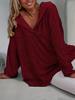 Women's Elegant Sequin Beaded Loose-Fit Hooded Pullover Sweatshirt