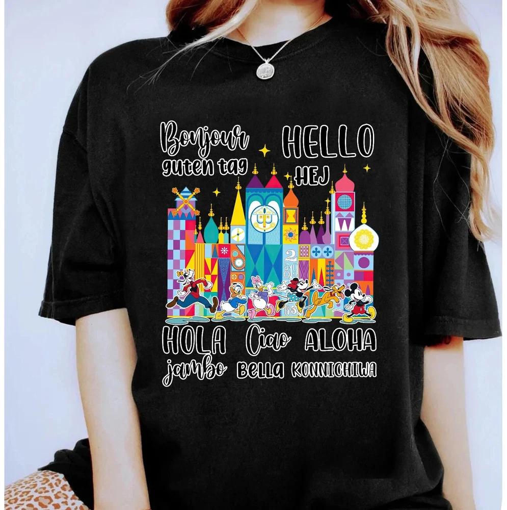 Small World Unisexy Languages Hello TShirt 2 S