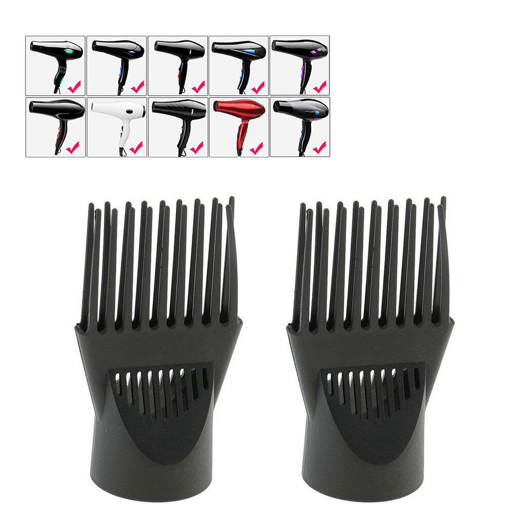 2pcs Professional Salon Detangling Blow Dryer Comb Hair Blower Nozzle