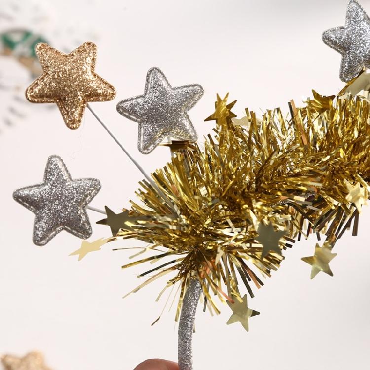 Weihnachts-Stirnband Foto-Requisiten Lustiger Haarreif Stern für Party Weihnachten Neujahr