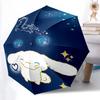1pc Happy Cinnamoroll Automatic Opening and Closing Umbrella - Small Umbrella Suitable for Various Occasions, Portable 3-Fold Small Umbrella for Men a
