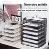 Multilayer A4 Metal Desktop File Organizer and Storage Rack Set for Office Supplies