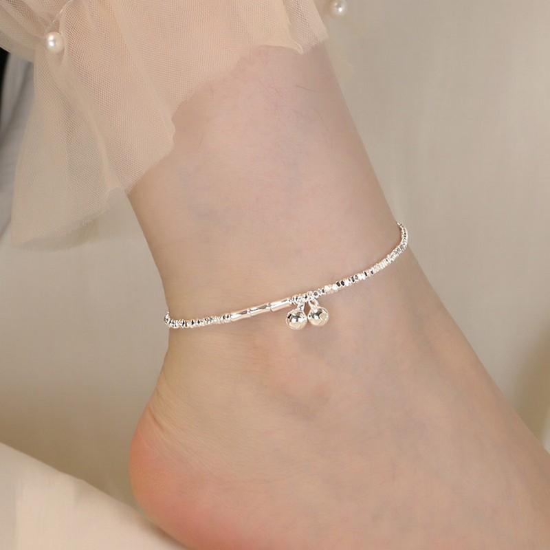 Irregular Broken Silver, A Few Taels of Bells, Anklets, Women's High Sense, Step By Step, Palace Bell Foot Chain