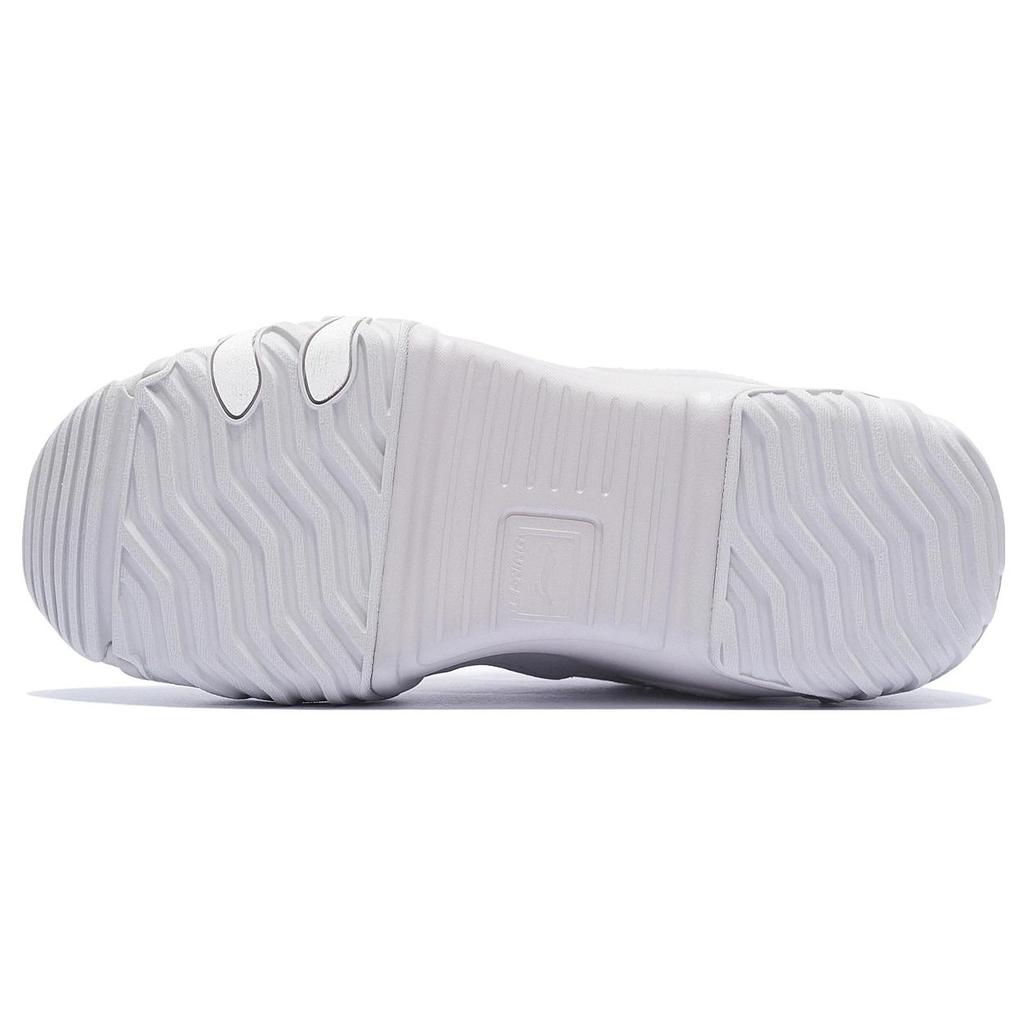 New LiNing Cat Paw Lite Winter Anti Slip And Wear Resistant Warm Low Top Sports Casual Shoes Bellflower Grey AGCS347-2