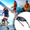 6 Pairs of Men's Fashionable Surround Style Sunglasses Durable Collision Resistant and Impact Resistant