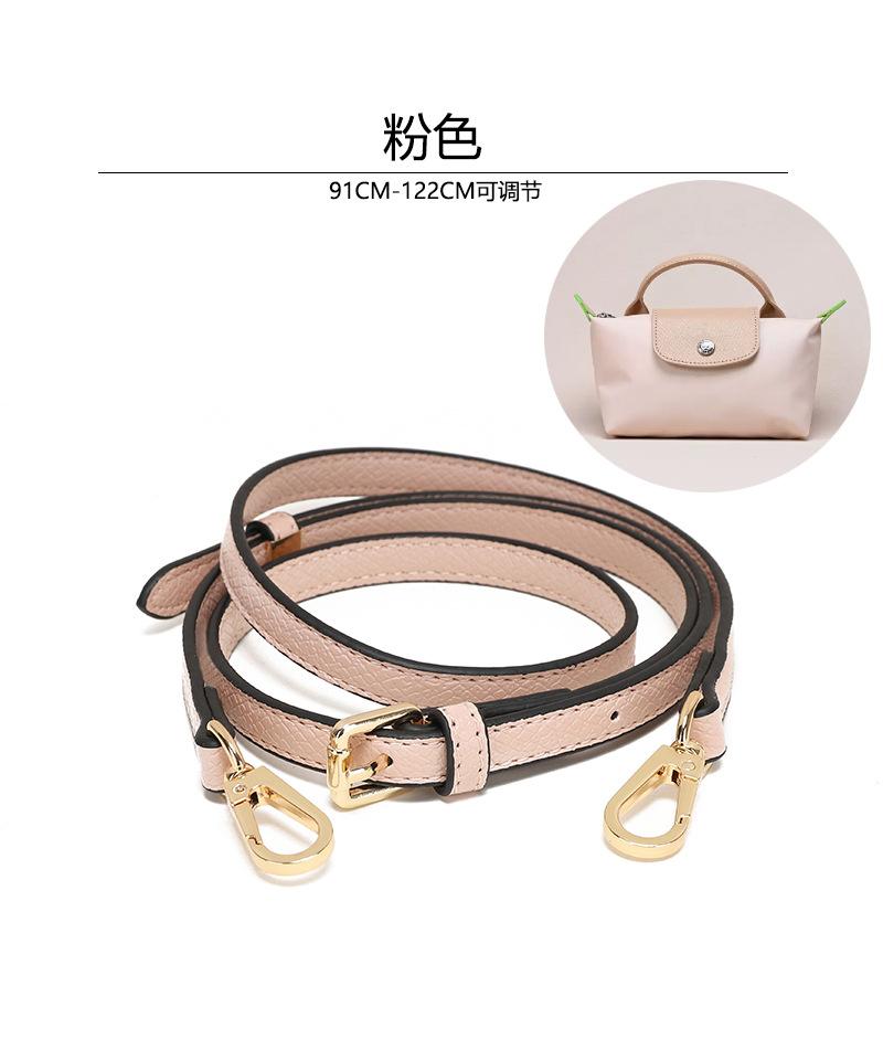 First Layer Cowhide Longxiang Mini Non-destructive Modification Dumpling Shoulder Strap Crossbody Bag Accessories Punching DIY