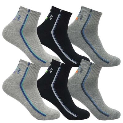 Alltags MAN Knöchelbeugende Shorts (6 Paare, zufällige Farben)