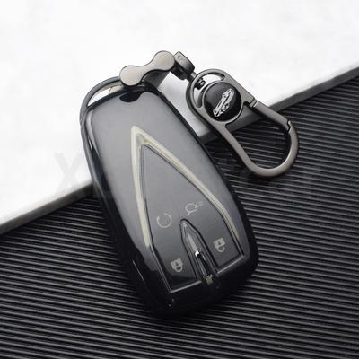Transparent Tpu Car Key Case Cover Shell Fob Holder Bag For Changan Cs35 Plus Cs75Plus Cs55Plus Eado Uni-T Oushang X5 X7 Ev