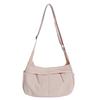 Autumn 2025 new simple and fashionable foreign large-capacity crossbody bag trendy cloth bag women's solid color niche shoulder bag