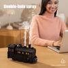 Aroma Diffuser with Timer 300ml Vintage Train Diffuser, Steam Locomotive Humidifier Remote & LED Unique Desk Accessories for Study Light, 2 Mist Modes