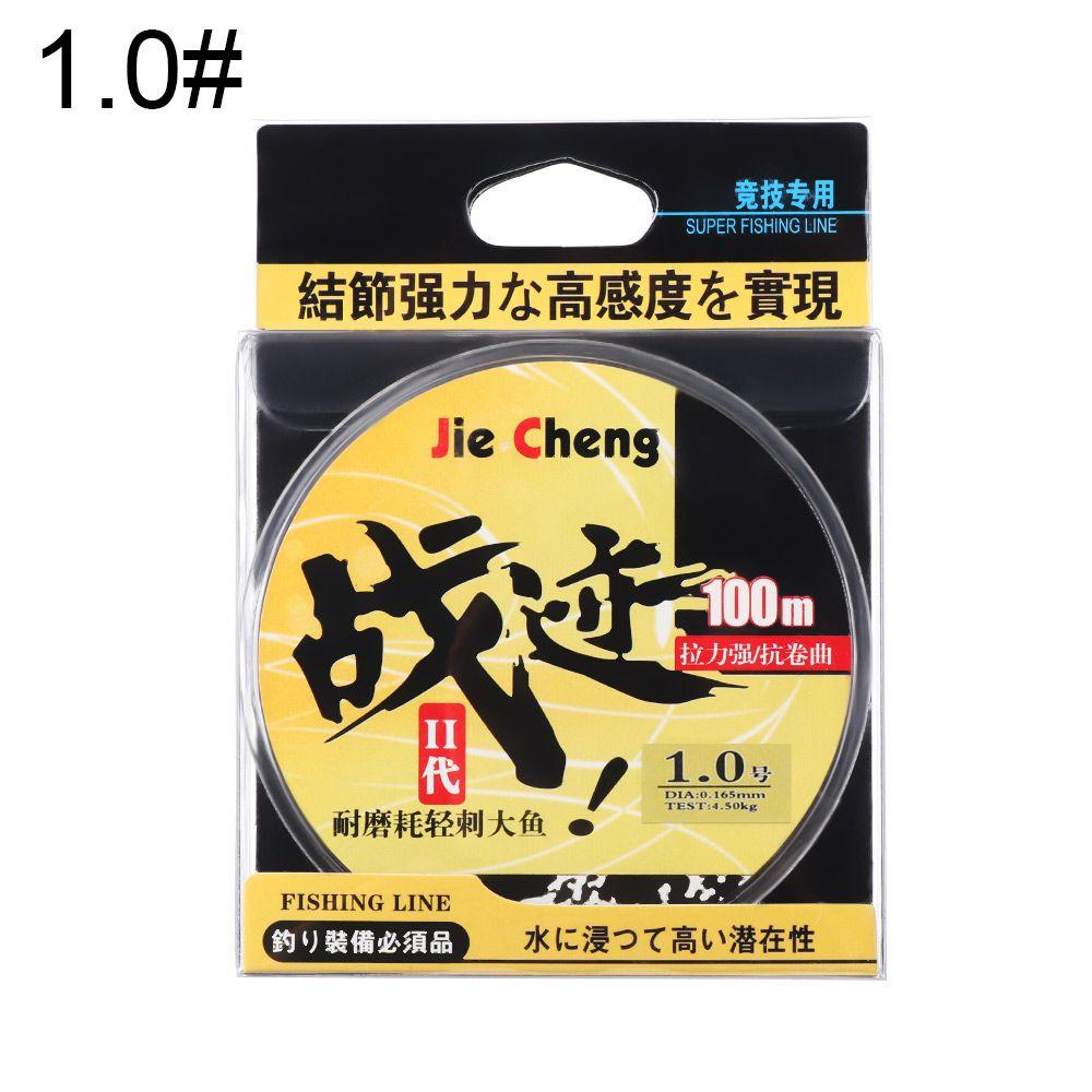 Nylon Strong Rope Cord Monofilament Fishing Line Polyester Bait Elastic Thread Spool Fluoro Carbon