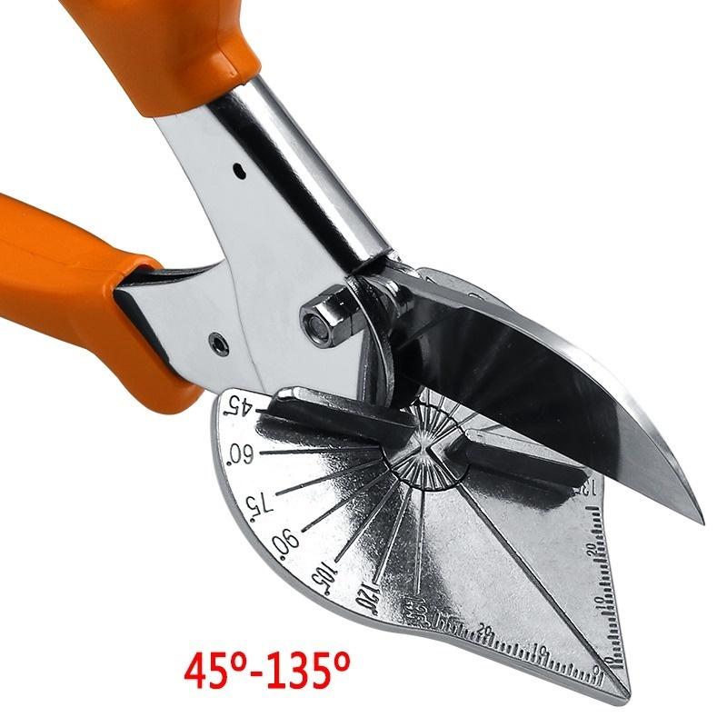 Multi Angle Mitre Siding Wire Duct Cutter 45-135 Degree PVC PE Plastic Pipe Hose Scissor Cut Housework Home Plumbing Tool
