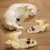2 Stück Seil-Maus-Katzen-Spielzeug Rattenform Katzen-Kauspielzeug mit Feder-Schwanz Interaktive Kätzchen-Kicker-Spielzeuge Stimulieren Jagdinstinkte für Wohnungskatzen