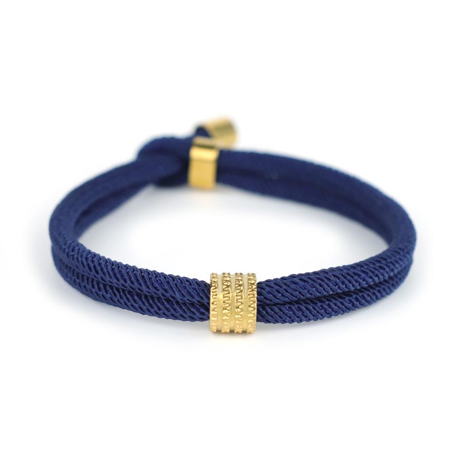 Noter Einzigartiges Schnurarmband für Herren Edelstahlschließe Charm Armband A-Qualität 4 mm Mailänder Faden Stoffarmband Pulseria Homme