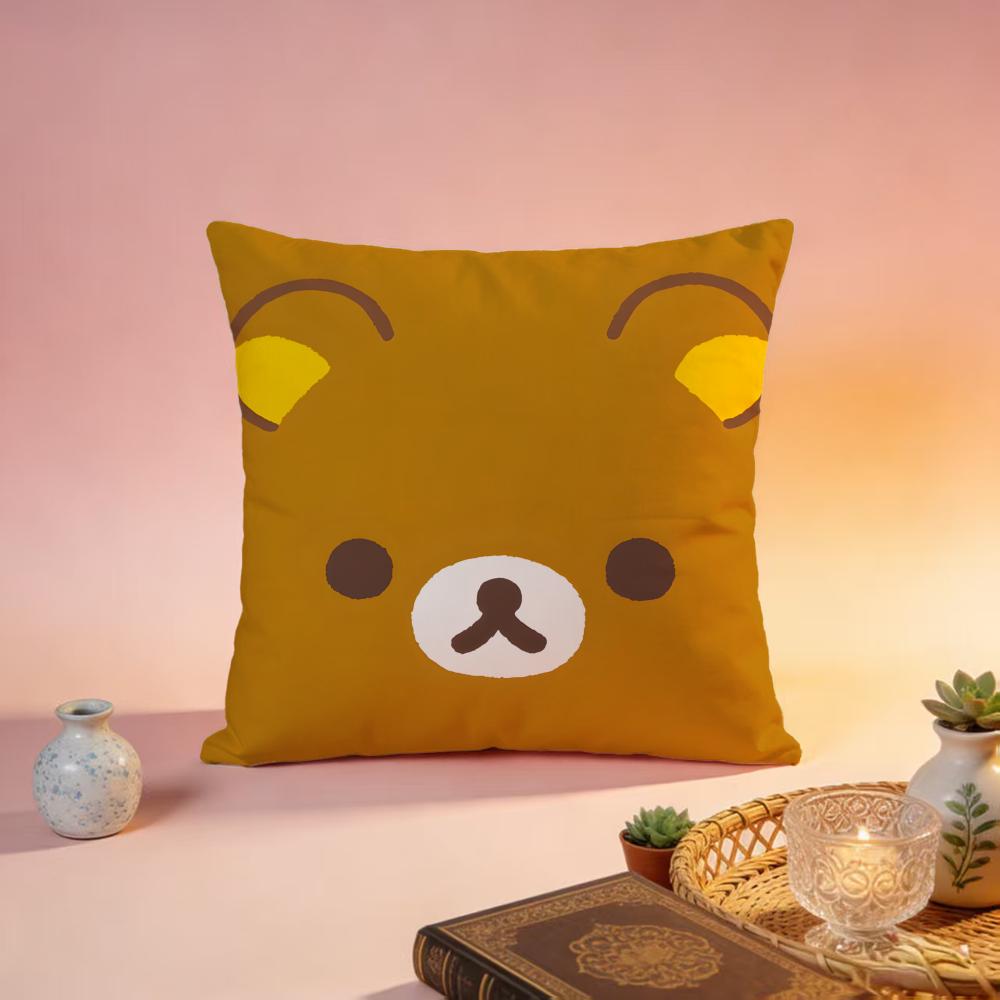 

Fashion RRilakkumaing Cushion Cover Premium SkinFriendly Pillow Case MultiPurpose for Home Office Travel 30X30cm