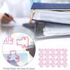 20pcs Bear Paper Clips,Mini Bear Shape Bookmark Organize Paperclips Funny Animal Shape Paperclips Planner Clips for Office School Supplies