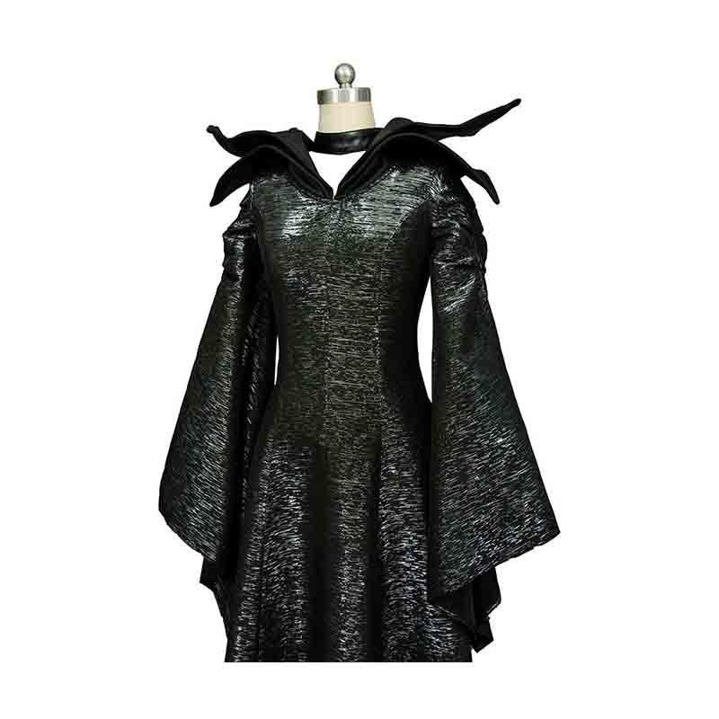 Maleficent Angelina Jolie Cosplay Costume Dress Halloween Uniform Suit Outfit