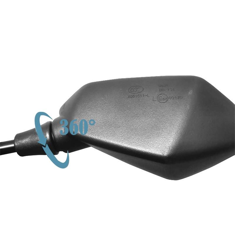 Universal Motorcycle Rear View Mirrors 8/10MM ABS Side Mirror For Honda CB500X CB650R Hornet 600 CB125R NC750X Rebel 500 1100