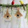 Pet Hanging Bed Birds Nest Outdoor Hand-weaved Decorative Bird House Bird Cage Shelter For Garden Decoration Pet Bedroom