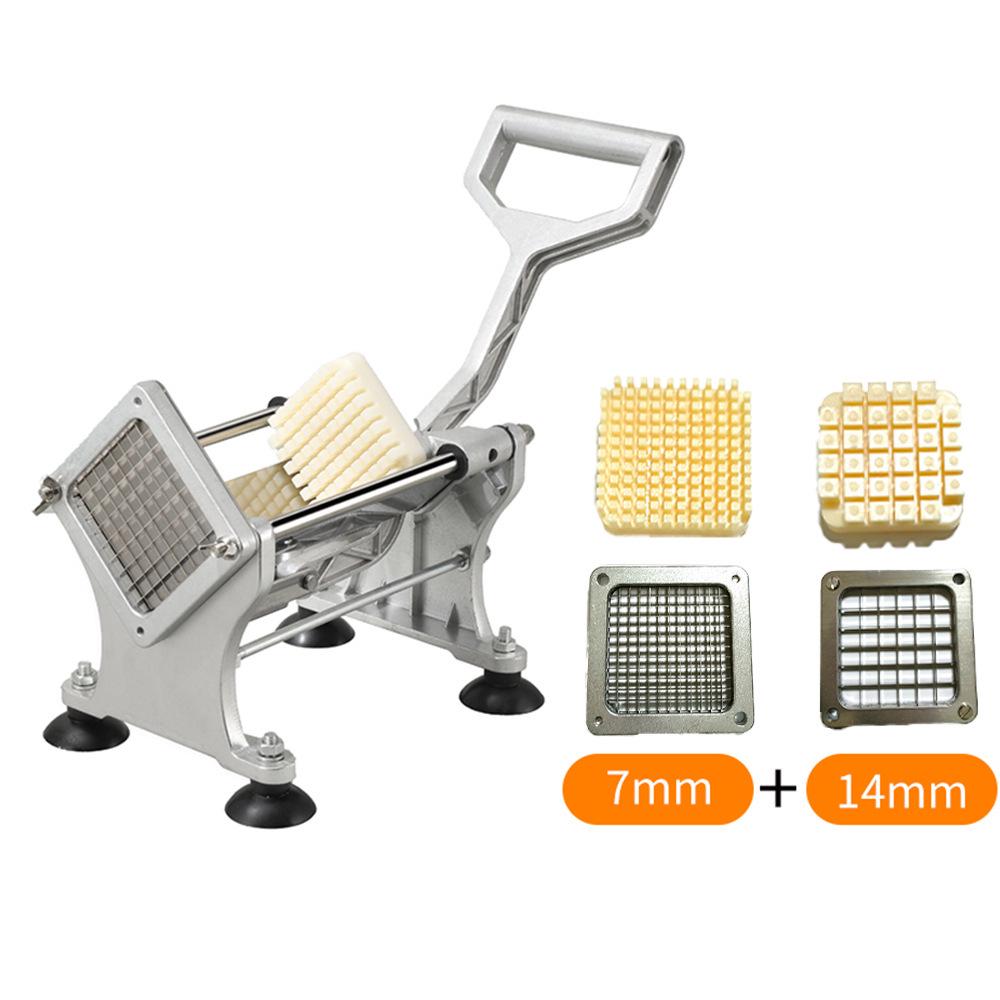 Commercial & Household Vegetable & Potato Cutter: Dice & Strip Cucumbers, Carrots, Lettuce, Onions, and More