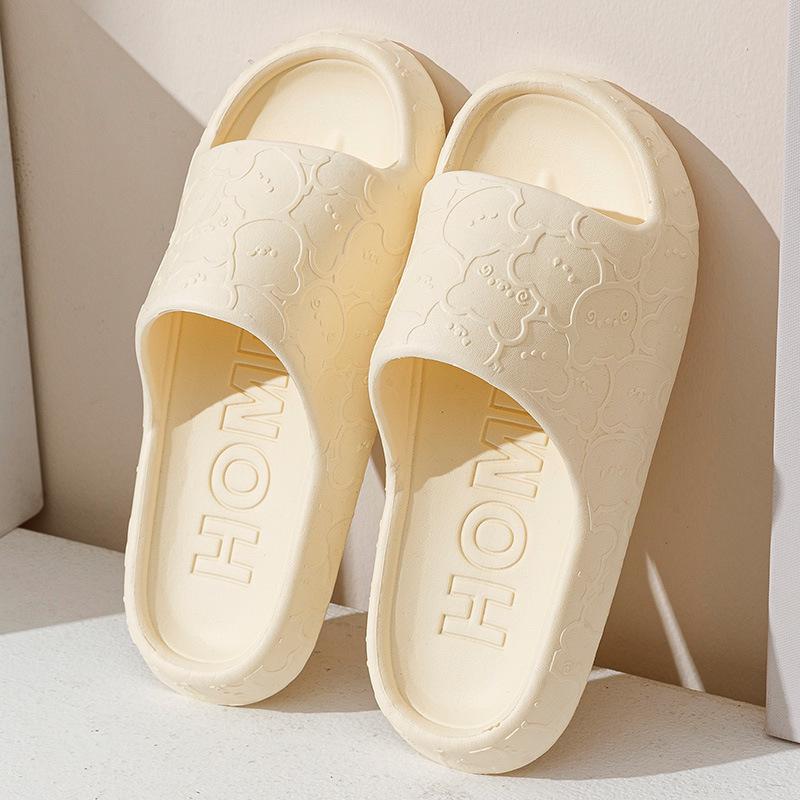 

Women s Non-Slip Summer Bear Slippers - Odor-Resistant EVA Slides for Home 36-37 (Fits 35-36)