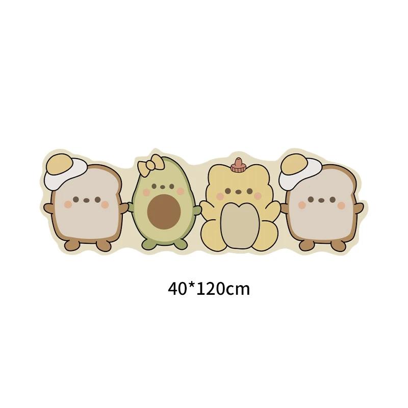 Cartoon Anti-Slip Kitchen Floor Mat Entrance Doormat Washable Door Rugs Hotel Living Room Carpet Bathroom Home Decoration Mats