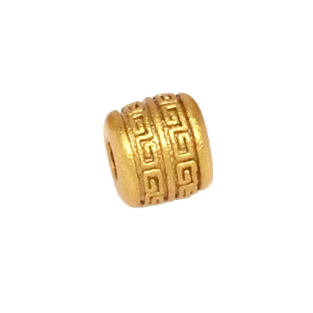 Copper-Plated Sand Gold Spacer Beads for DIY Jewelry: Ideal for Handmade Bracelets, Necklaces, Wristbands, and More.