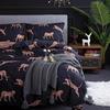 Europe plus America Dark Flower Print Soft Duvet Cover Set Quen King-Sized Dimensionsd Dimensions Beding Set Twin Single Double Bed Linen Sets Home