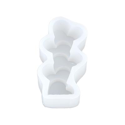 Kerzenformen Silikon Leichtes Entformen Lebensmittelqualität Silikon DIY Schokoladenkuchenform für DIY Bastelarbeiten