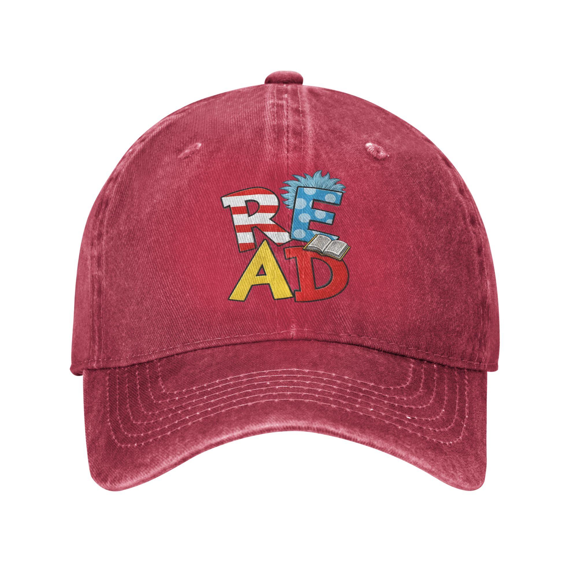 Dr Seuss Thing Thing Buddies reading day Trucker Hat Merch For Unisex Women Baseball Cap Vintage Headwear Cap Adjustable One Size