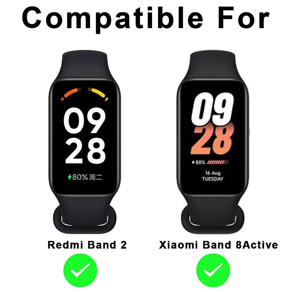 Pro Redmi Band 2 popruh Nylonová smyčka Watchband + náramek pouzdra pro Xiaomi Band 8 Active náramkový pásek Příslušenství k chytrým hodinkám