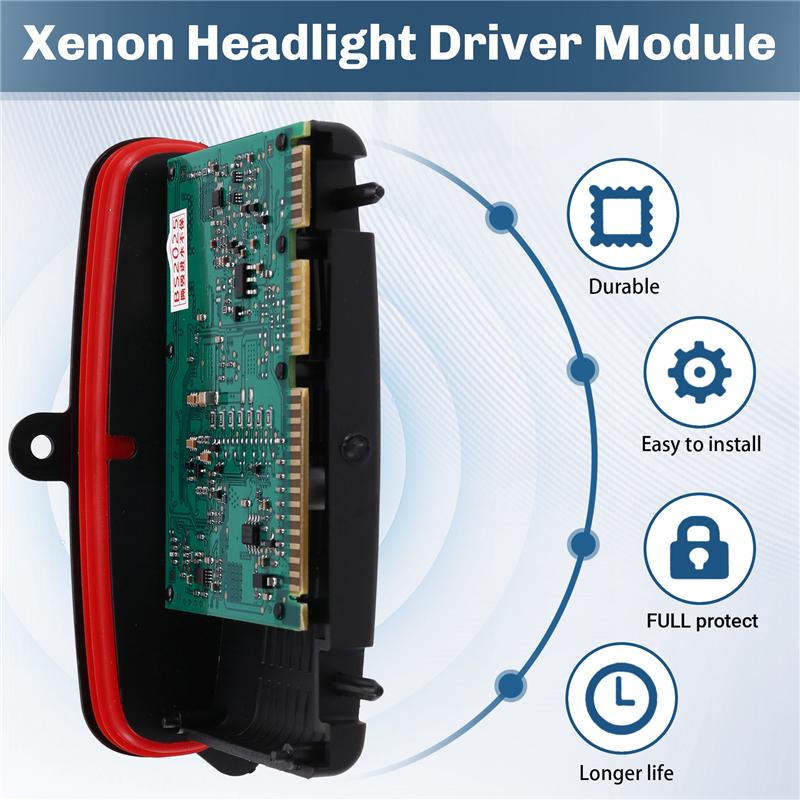 A58X-Xenon LED Control Ballast Module For BMW 5Series F18 F33 F83 F10 LCI 2012-2016 Headlight 63117355073 63117316187 7355073