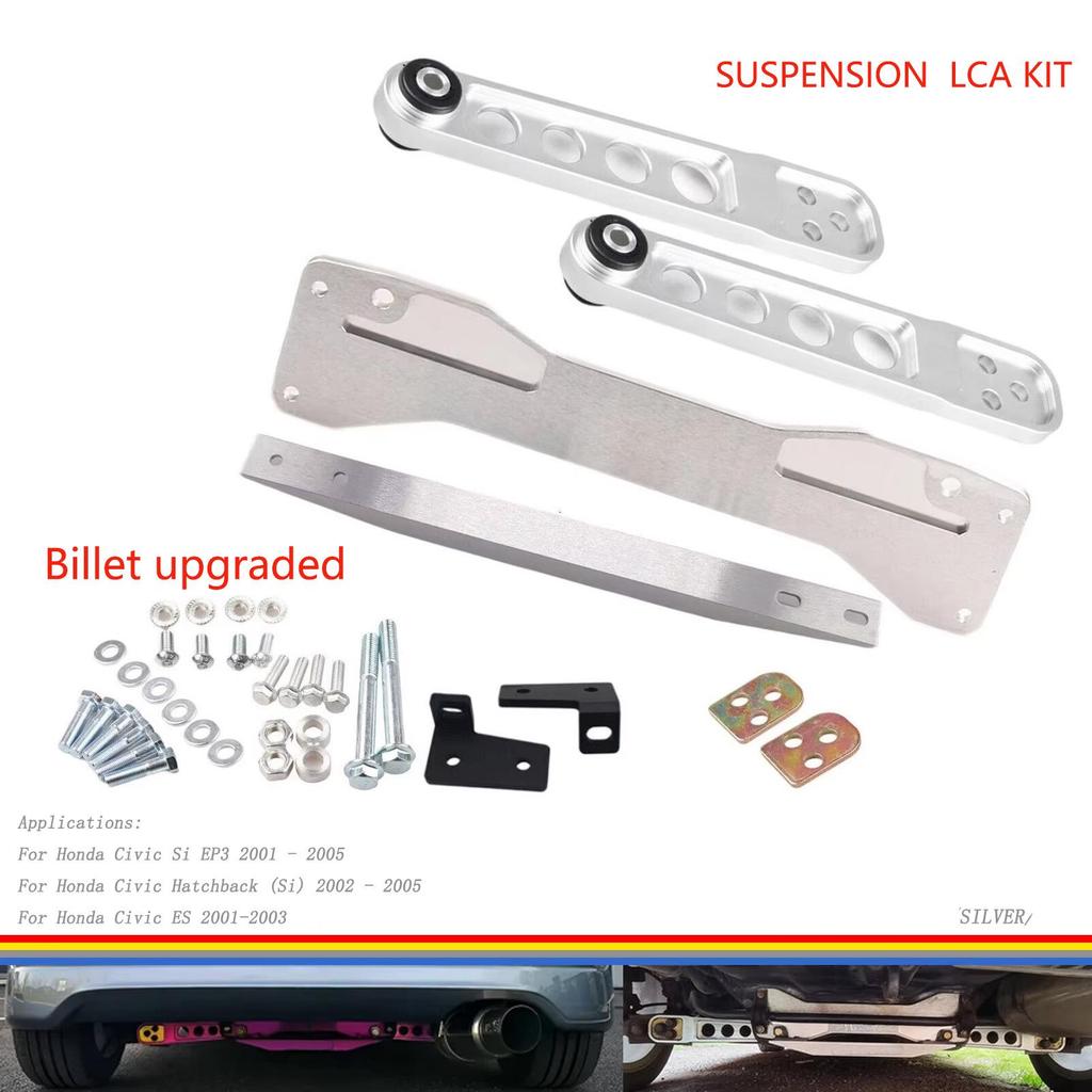 Cross-linked Rear Subframe Strut Control Arm Kit for 01-05 Honda Civic ES EP3