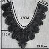 Clothing Lace Collar Dly Decorative Embroidery Sewing Black Accessories