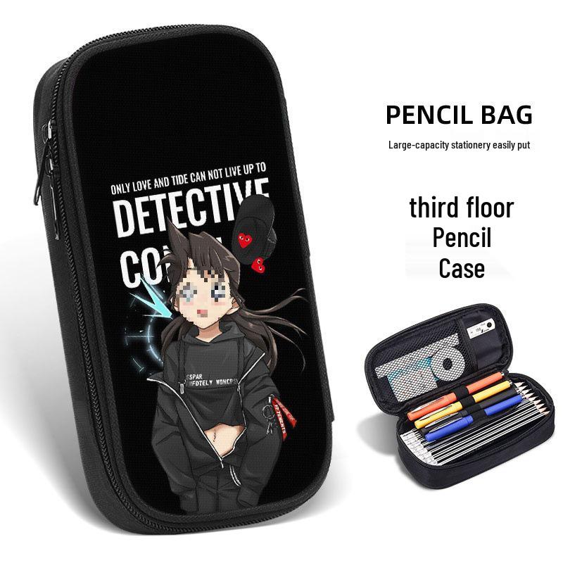 Detektiv Conan Kaito Kid Federmäppchen, Schulbedarf für Kinder, Jungen & Mädchen